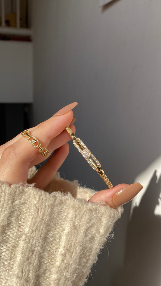 Messika ring and bangle