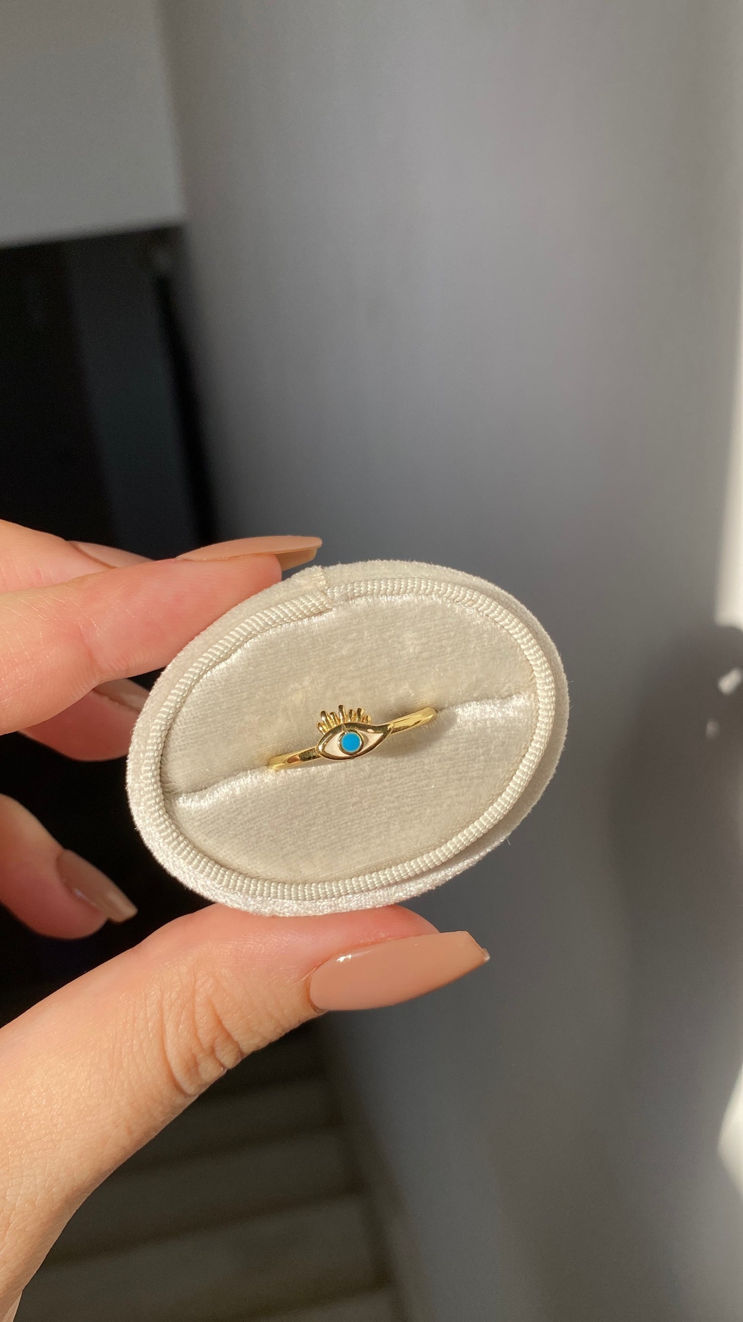 Evil eye ring