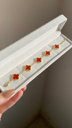 Maroon vaancleef bracelet