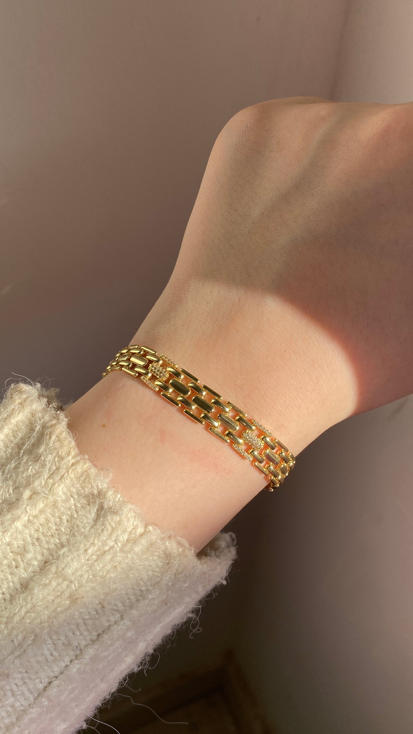 Shiny rolex bracelet