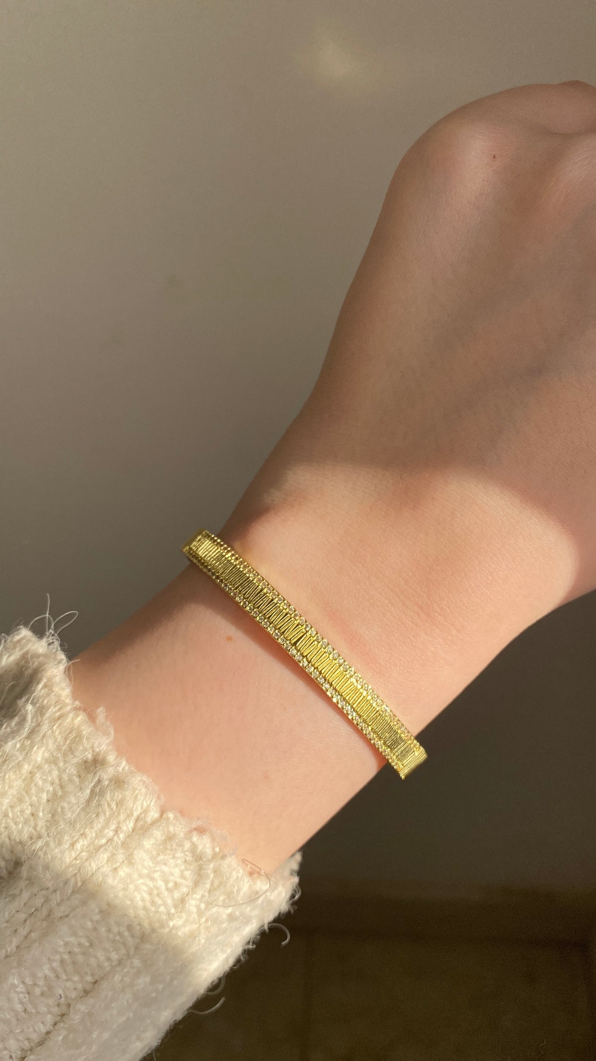 Double tennis bangle