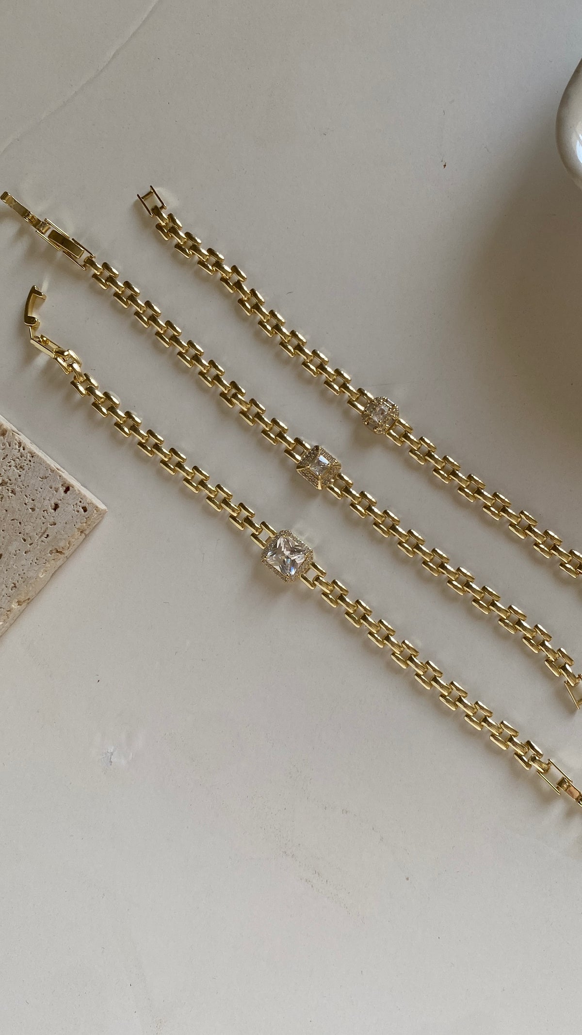 Diamond X rolex bracelets