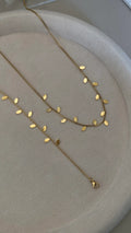 Leaf bracelet and necklace