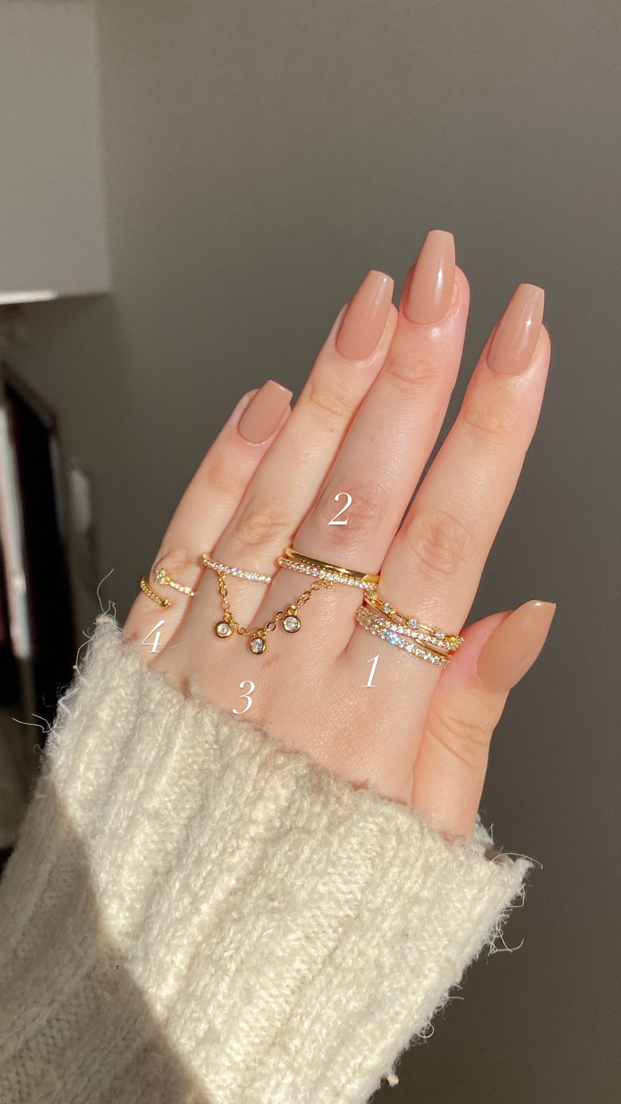 Ring stacking