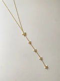 Stars drop necklace