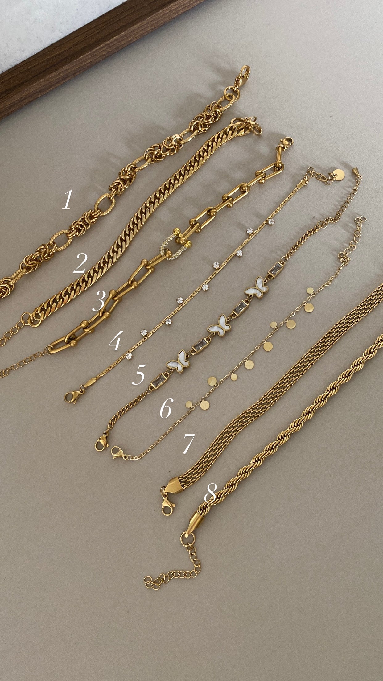 Stainless steel bracelets