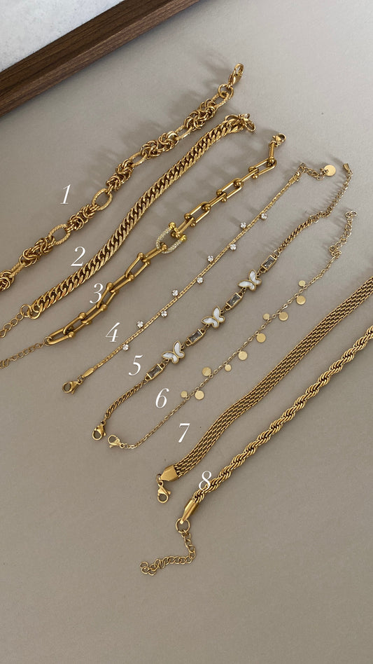 Stainless steel bracelets