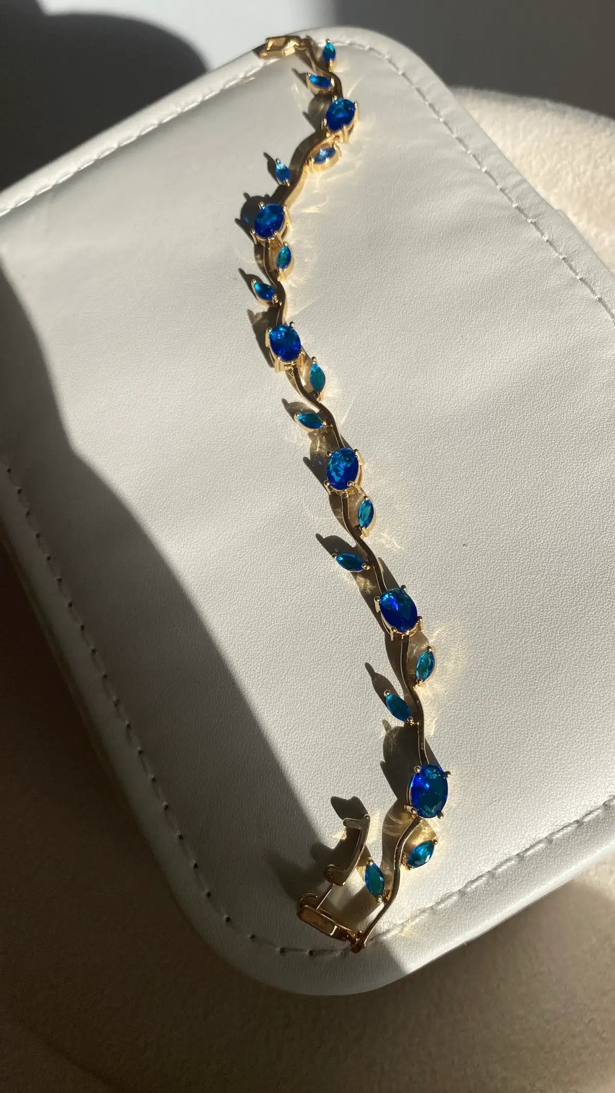 Limited edition blue tulip bracelet