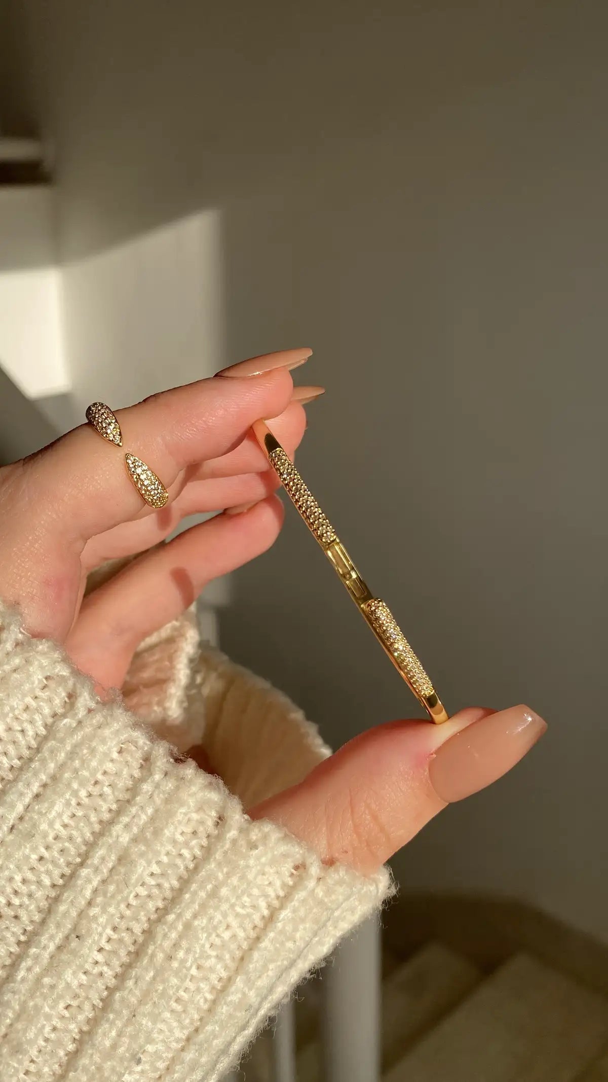 Cuff ring and bangle