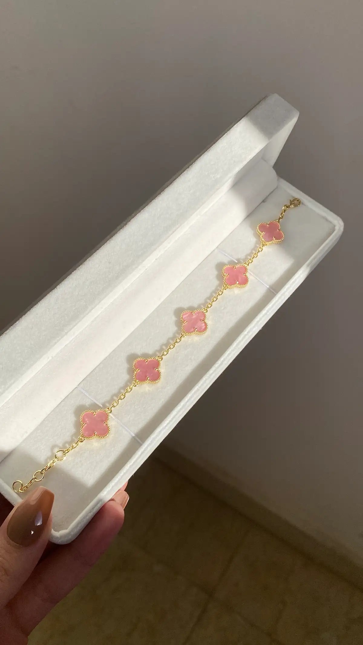Pink vancleef bracelet