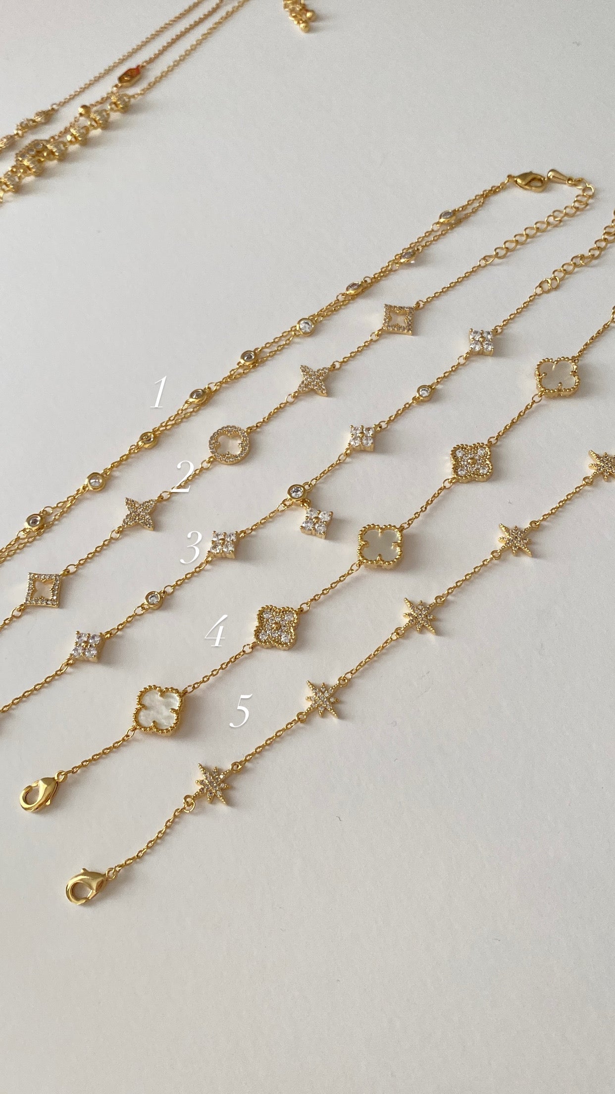 Dainty bracelets