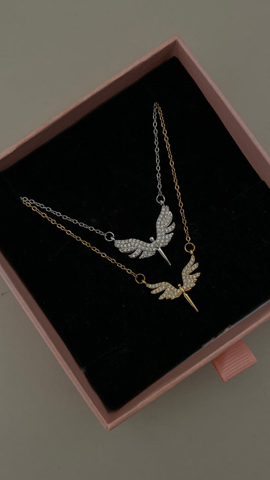 Angle necklace