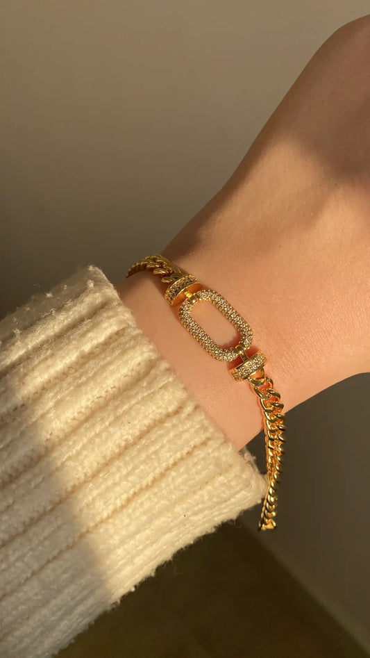 Hollow Rectangle bracelet