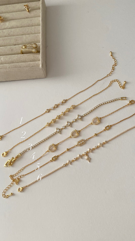Dainty bracelets