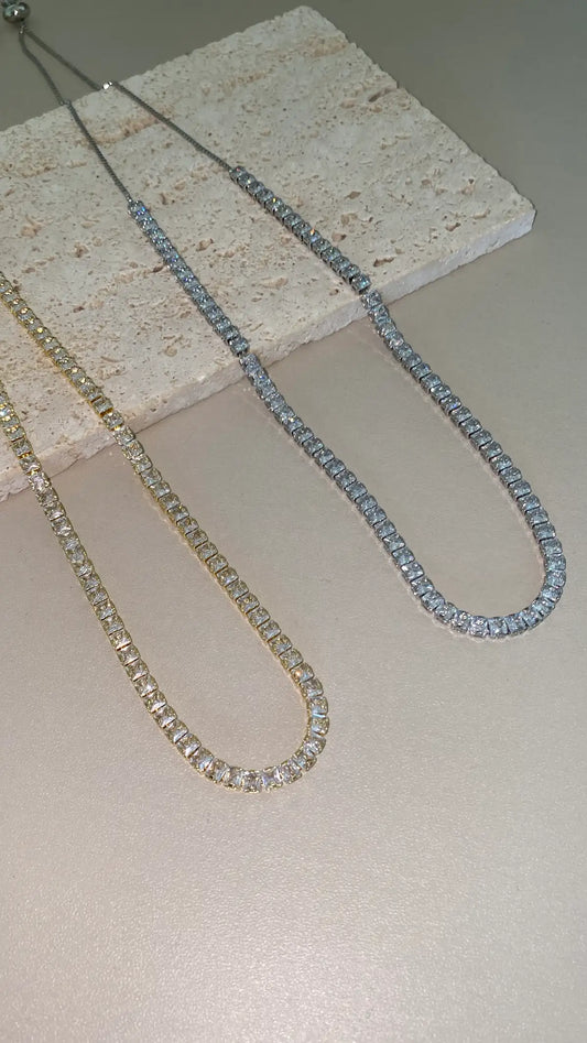 Tennis necklaces