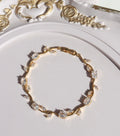 Clear Golden tulip bracelet