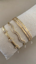 Gold plated bangles