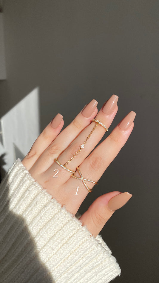Connected ring stack