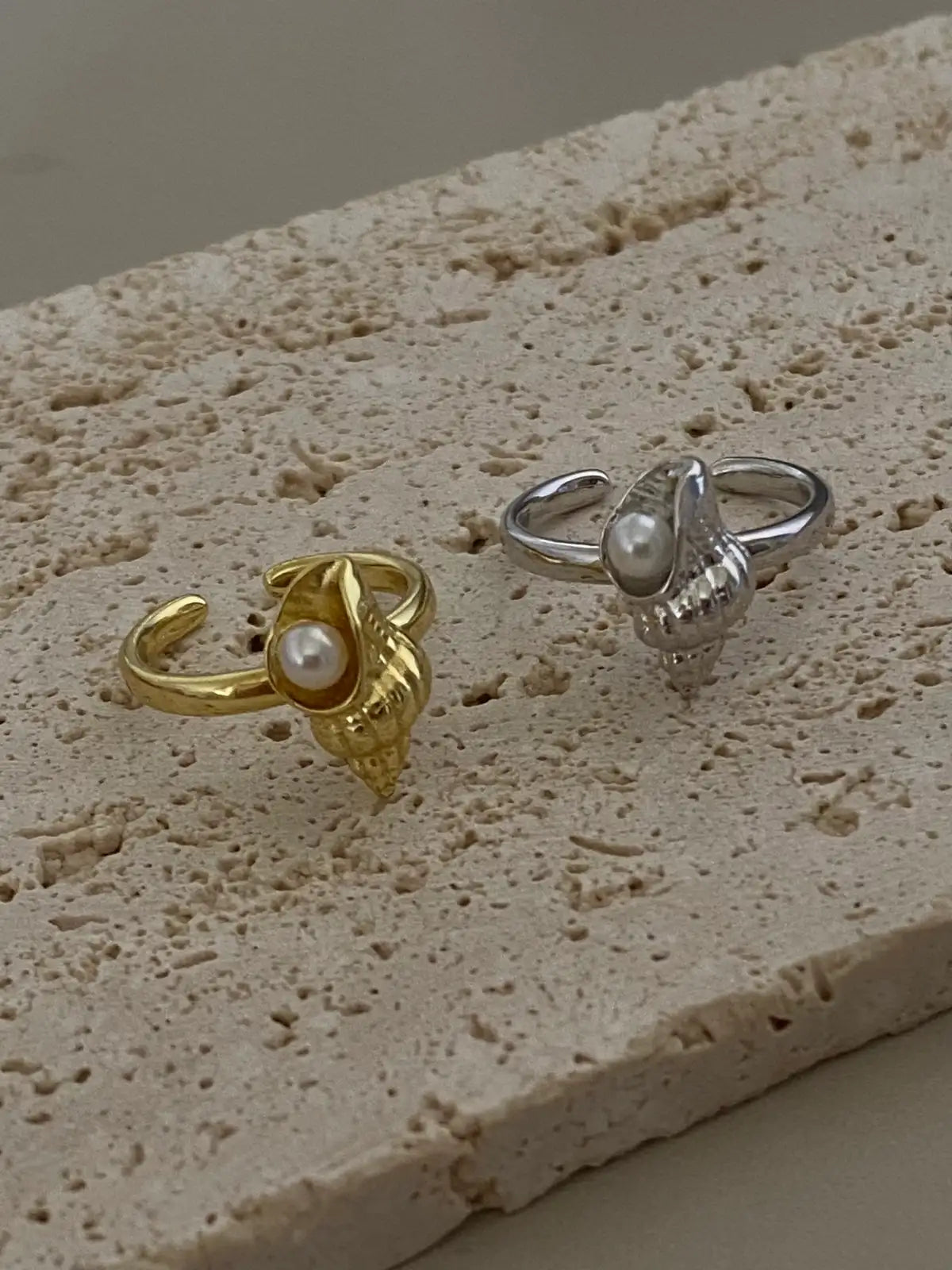 Sea shell ring