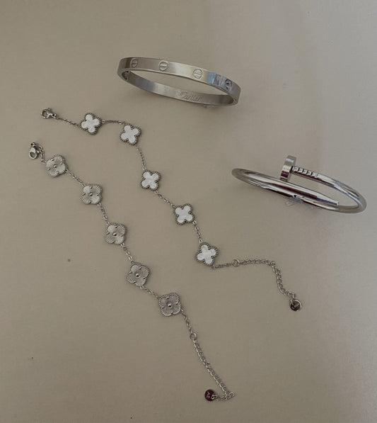 Silver vankleef and Cartier