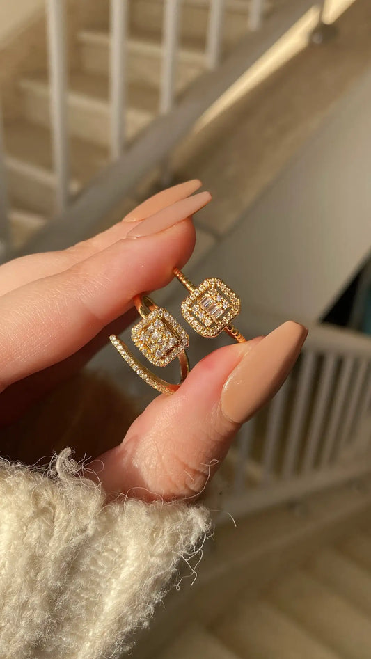 Baguette rings