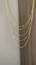 5 layers necklace