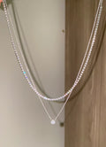 Layered diamond necklace