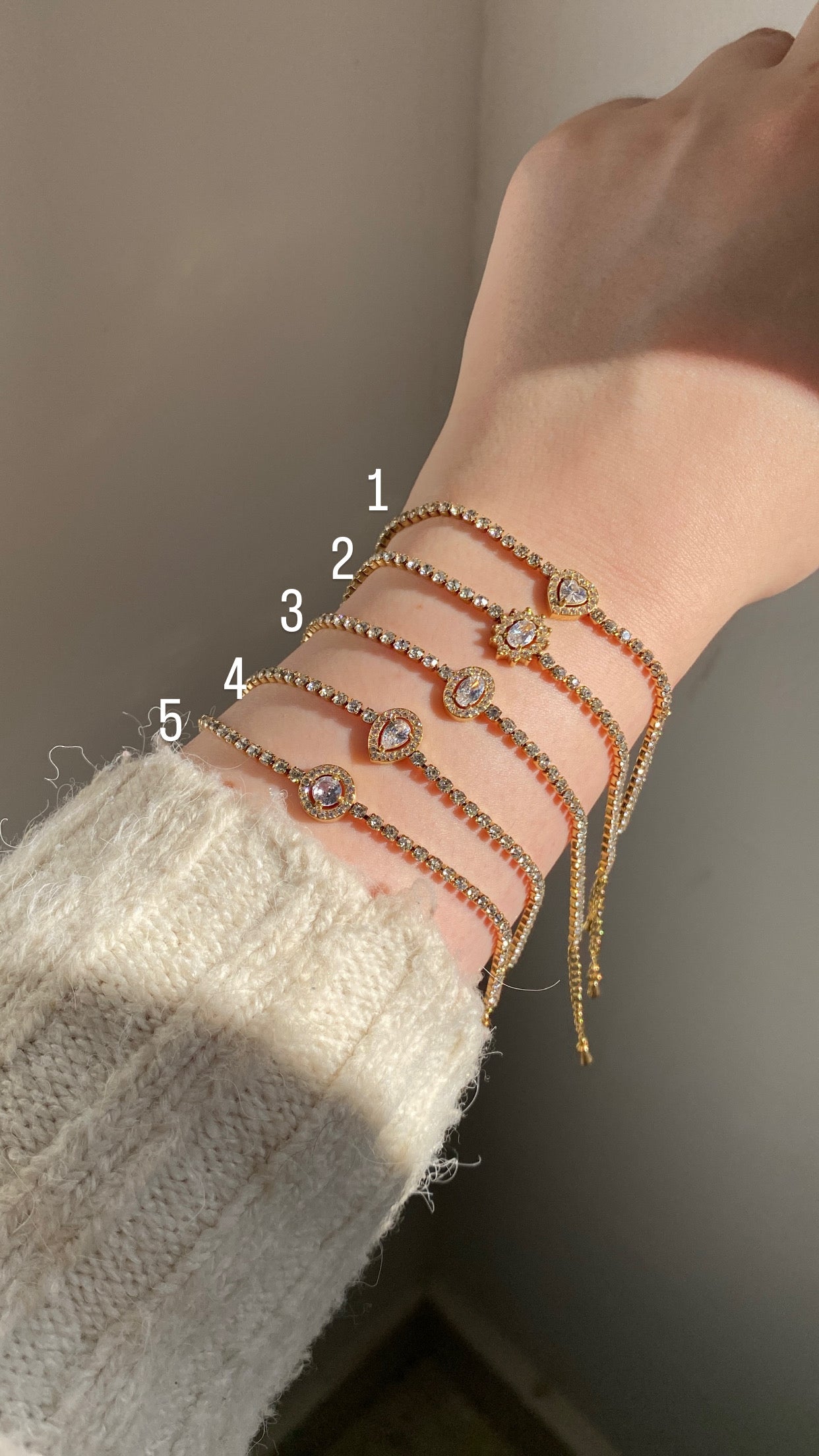 Tennis bracelets